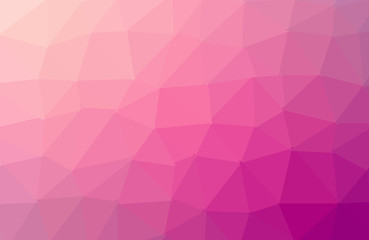 Abstract pink polygonal mosaic background. Vector illustration. Multicolor low poly gradient background. Crystal polygonal background.