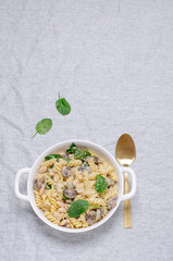 Pasta with vegetables