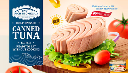 Canned tuna ads