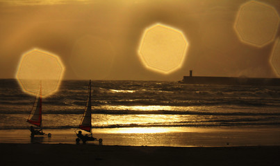 atardecer y deporte en porto, portugal