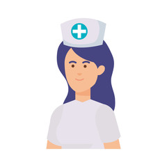 professional female nurse character