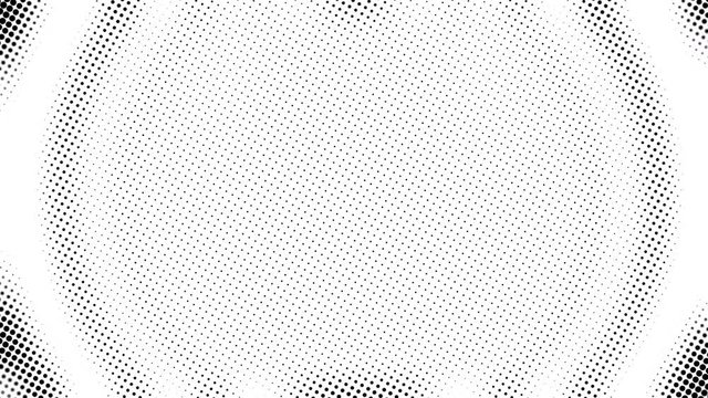 Half tone of many dots, computer generated abstract background, 3D rendering simple backdrop with optical illusion effect