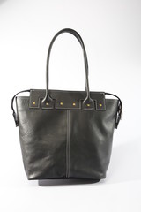 Naklejka premium Leather bag fashion Leather woman handbag