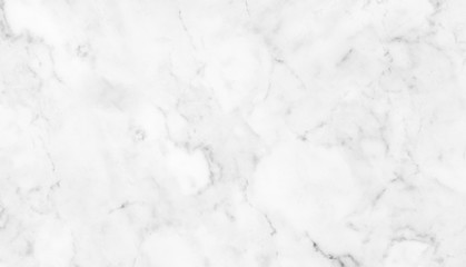 Obraz na płótnie Canvas The luxury of white marble texture and background for design pattern art work. Marble with high resolution