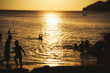 atardecer en taganga