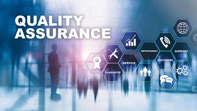 The Concept of Quality Assurance and Impact on Businesses. Quality control. Service Guarantee. Mixed media.