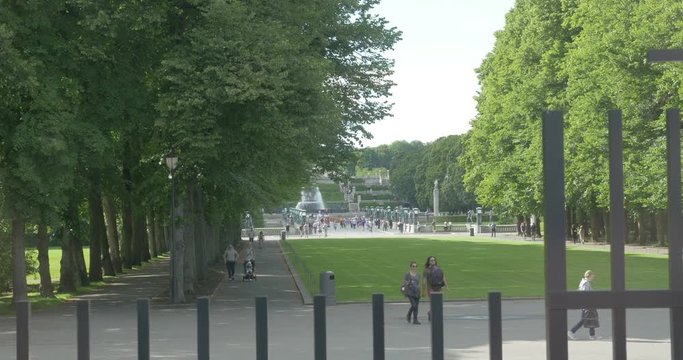 Green Park in Oslo City Norway