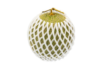 Melon isolated on the white background.With clipping path.