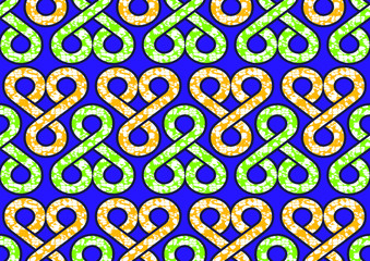 textile fashion, african print fabric, abstract seamless pattern, vector illustration file.