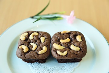 sweet brownies cake