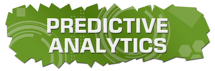 Predictive Analytics Green Technical Background Cutout 