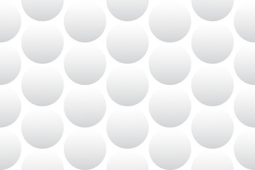 Vector seamless texture with 3d balls on a white background