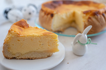 home made Easter Cheesecake