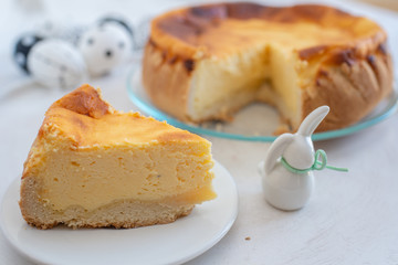 home made Easter Cheesecake