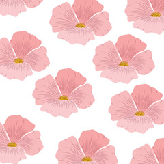 pattern of flowers isolated icon