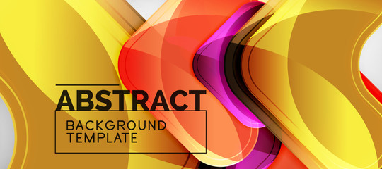 Techno lines, hi-tech futuristic abstract background template with arrow shapes