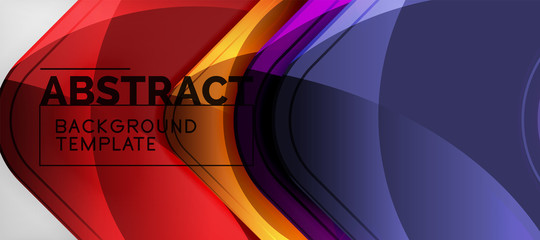 Techno lines, hi-tech futuristic abstract background template with arrow shapes