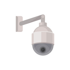 Surveillance camera and video monitoring. CCTV concept.