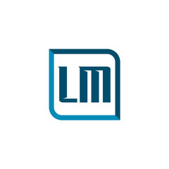 Initial Letter Logo LM Template Vector Design