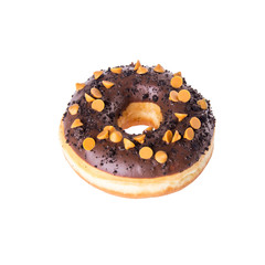 donut or donut with concept on a background.