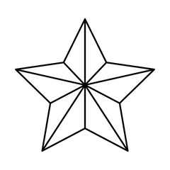 Obraz premium star price isolated icon