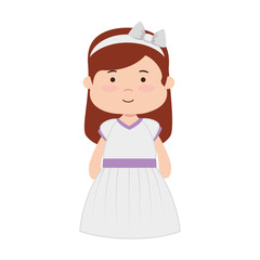little girl first communion character