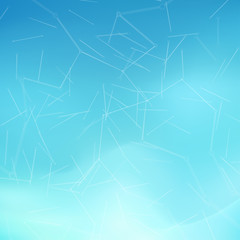 Abstract Blue Background with Lines