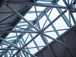 Steel construction Roof top Architecture detail Industrial