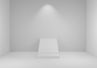 Obraz premium 3d rendering stairs concept background