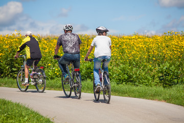 Fototapeta premium Fahrradausflug fahrrad