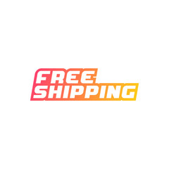 Free shipping icon. Vector illustration