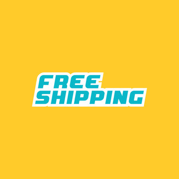 Free shipping icon. Vector illustration