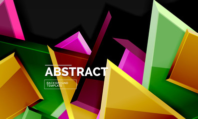 Shiny style geometric background