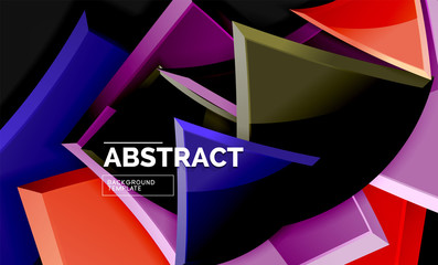 Shiny style geometric background