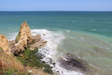 Atlantic litttoral (Pointe du Hoc - Normandy - France)