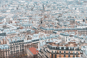 Obraz premium Streets of Paris (View from Sacré-Cœur)