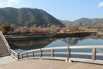 Kintai bridge and Nishiki river (Iwakuni - Japan)