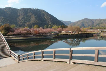 Printed roller blinds Kintai Bridge Kintai bridge and Nishiki river (Iwakuni - Japan)