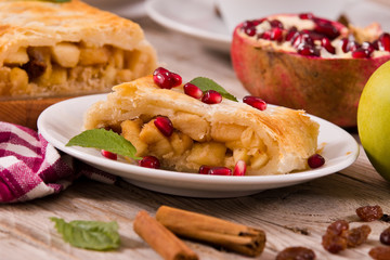 Apple strudel.