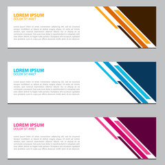 Banner design with gradient colors.modern template design.eps 10