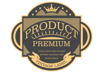 vintage label