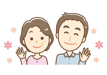 元気な老夫婦