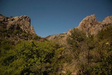 Fototapeta na wymiar landscape in mountains