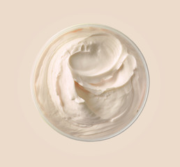 jar of cosmetic cream