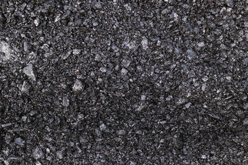 Road construction asphalt road by worker and roller machine. Asphalt road background