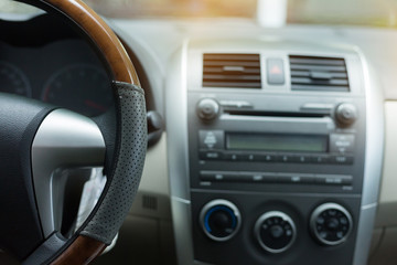 interior inside modern car