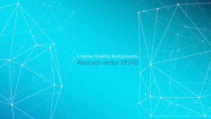 Networking technology digital wires, circle dots connected vector background