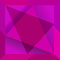 Obraz premium Abstract background with colorful geometric figures, triangles and line