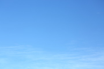 air on blue sky, clear weather day background