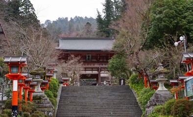 日本の京都の鞍馬寺